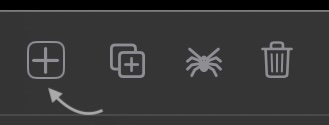 Schnell-URL und Schnellerfassung in der macOS-Symbolleiste.